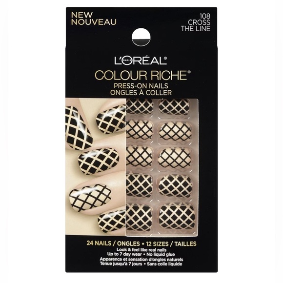 L’Oréal Colour Riche Press On Nails in “Cross The Line”, NWT - Picture 2 of 4